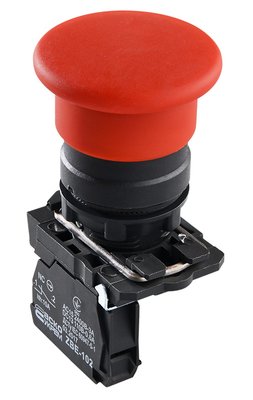 TB5-AC42  Кнопка "грибок" (d 40 мм) "Стоп" червона A0140010168 фото