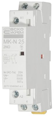 Модульный контактор MK-N 2P 25A 2NO A0040030025 фото