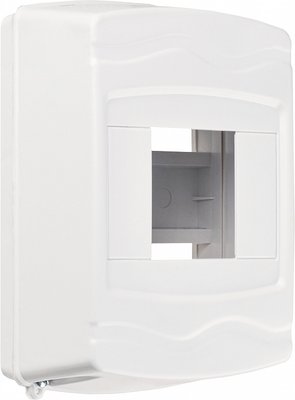 Корпус модульний пластиковий, 4 модулі, навісний, без дверцят, серії UBox A0270010003 фото