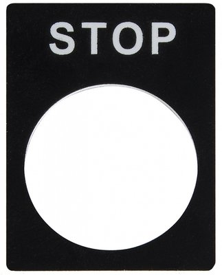 Табличка маркировочная STOP A0140010070 фото