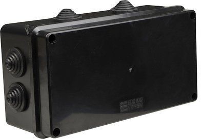 Розподільча коробка серії UAtmo Jet Black 200*100*70 (уп. 8шт) A0150170038 фото