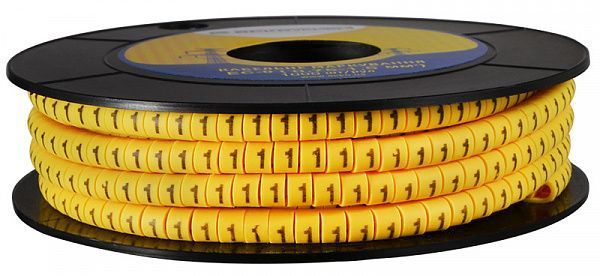 Маркування EC-0 0,75-1,5 кв.мм2 "1" (1000 шт) A0150080016 фото
