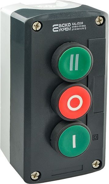 XAL-D339 Пост трехместный "Старт1-Старт2-Стоп" A0140020067 фото