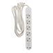 Удлинитель бытовой 5 гн. 3 м с з/к, USB + Type C, белый серии Ornat ECO019001008 фото 3