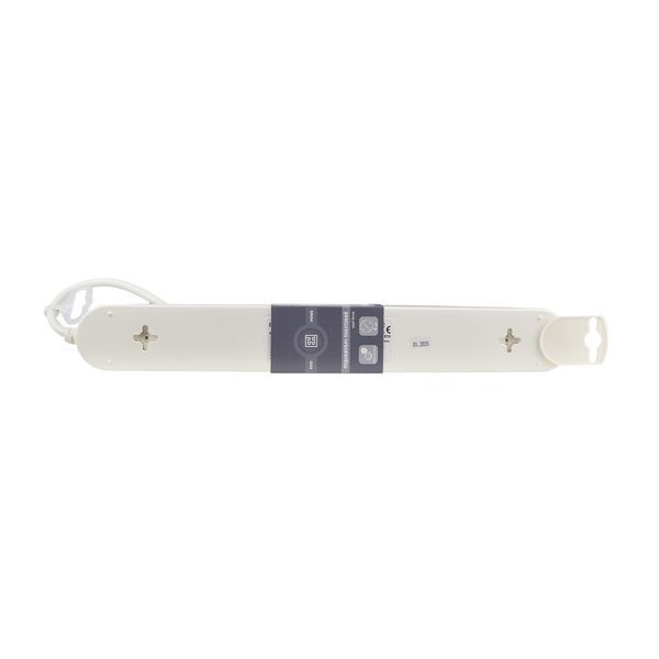 Подовжувач побутовий 6 гн. 2 м з з/к, USB + Type C, білий серії Ornat ECO019001010 фото