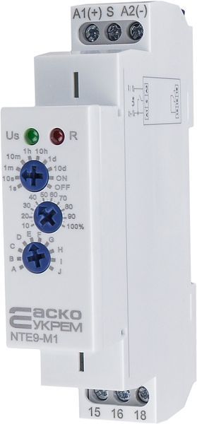 Реле часу багатофункціональне NTE9-M1 AC/DC 12-240V A0010240005 фото