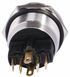 TYJ 22-271 Кнопка металлическая плоская с подсветкой, 1NO+1NC, зеленая 220V A0140010132 фото 2