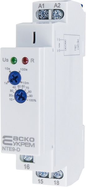 Реле часу затримки вимкнення без джерела живлення NTE9-D AC/DC 12-240V A0010240009 фото