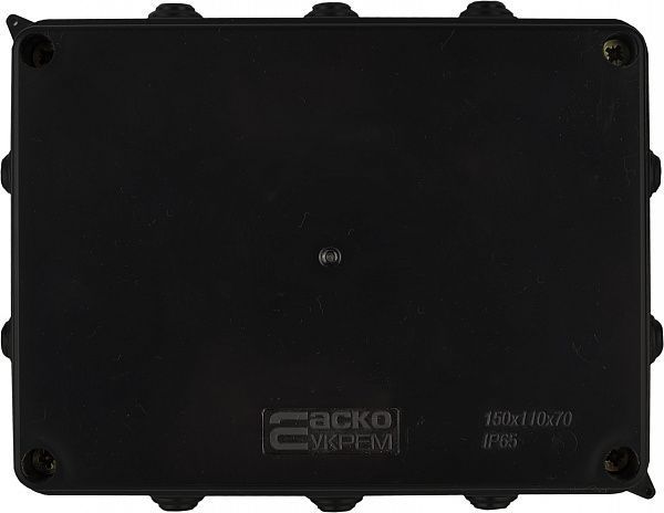 Распределительная коробка UAtmo Jet Black 150*110*70 (уп. 10шт) A0150170034 фото