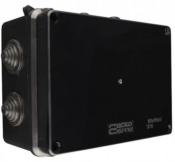 Распределительная коробка UAtmo Jet Black 150*110*70 (уп. 10шт) A0150170034 фото