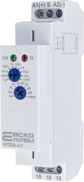 Реле затримки часу на увімкнення NTE9-A1 AC/DC 12-240V A0010240001 фото
