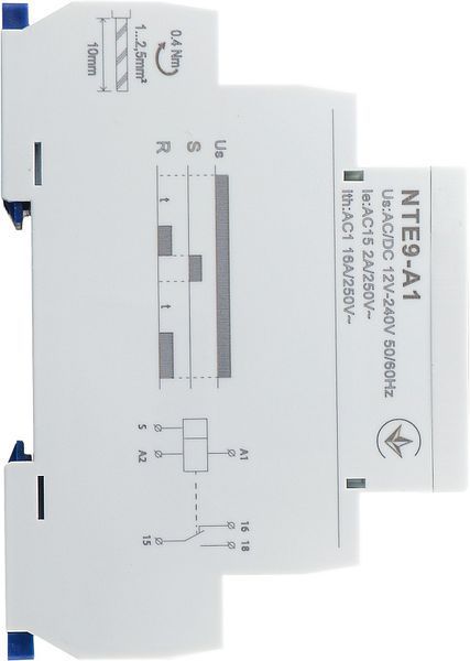 Реле затримки часу на увімкнення NTE9-A1 AC/DC 12-240V A0010240001 фото