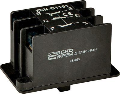 Блок- контакт XEN-G1191 до XAL-B3, 1NO+1NC+1NO (2 швидкості) A0140050030 фото