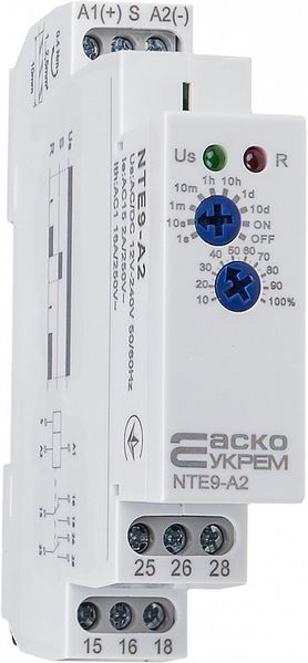 Реле задержки времени на включение NTE9-A2 AC/DC 12-240V A0010240002 фото