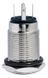 TYJ 16-261 Кнопка металлическая плоская с подсветкой, 1NO+1NC, зеленая 220V A0140010093 фото 4