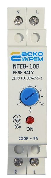 Реле затримки часу на увімкнення NTE8-10В (STE8-10В) A0090050002 фото