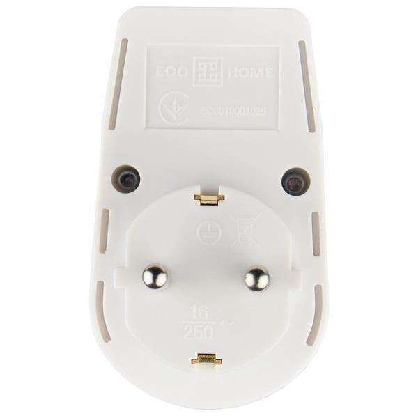 Розетка з з/к та вимикачем серії Ornat ECO019001026 фото