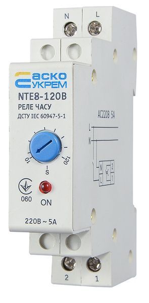 Реле затримки часу на увімкнення NTE8-120В (STE8-120В) A0090050004 фото