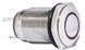 TYJ 16-261 Кнопка металлическая плоская с подсветкой, 1NO+1NC, красная 220V A0140010092 фото 1
