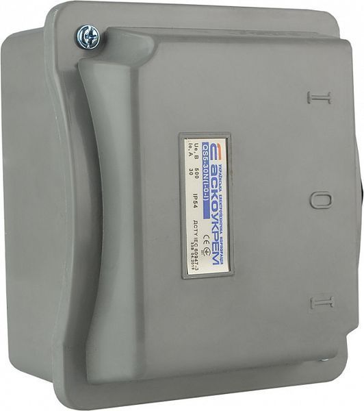 Роз'єднувач 1-0-1 на 30А (QS5-30N) A0100010005 фото