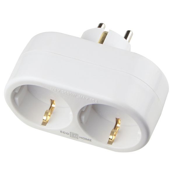 Двійник тип В з з/к білий серії Ornat ECO019001025 фото