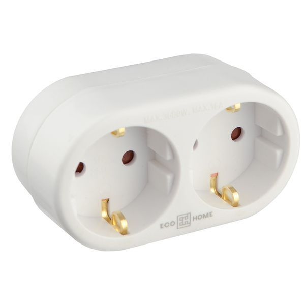Двійник тип В з з/к білий серії Ornat ECO019001025 фото