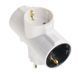 Тройник тип А с з/к белый серии Ornat ECO019001024 фото 4