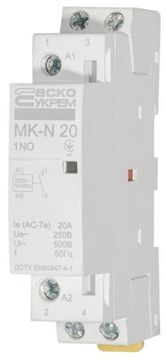 Модульний контактор MK-N 1P 20A 1NO A0040030021 фото