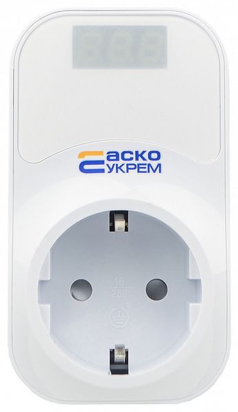 Реле контроля напряжения розеточное URate S-16  AC 230V 16A A0010230004 фото