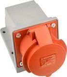 Розетка стаціонарна серії UСombi 5P 16A IP 44 A0080010152 фото