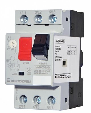 УКРЕМ ВА-2005 М04 Автоматичний вимикач захисту двигуна A0010050016 фото