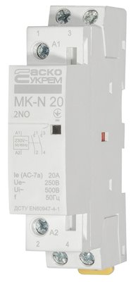 Модульний контактор MK-N 2P 20A 2NO A0040030024 фото