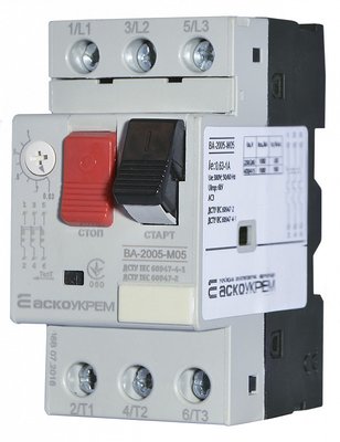 УКРЕМ ВА-2005 М05 Автоматичний вимикач захисту двигуна A0010050017 фото