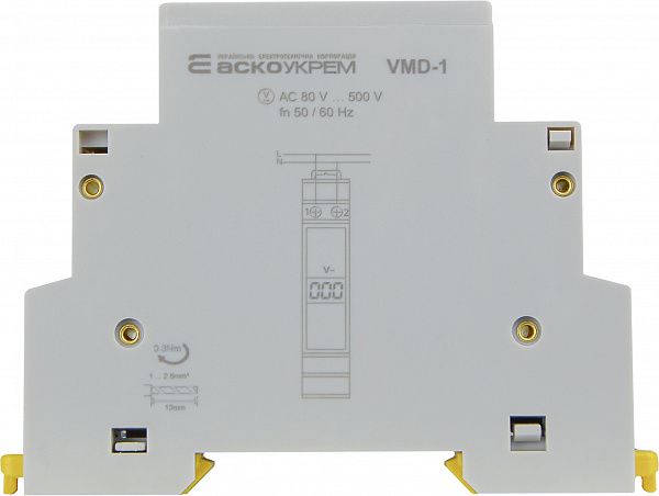 Вольтметр модульный цифровой однофазный VMD-1 (AC 80-500 V) A0010250001 фото