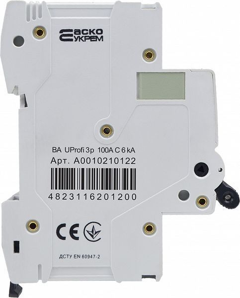 UProfi   3р  100А C 6kА Автоматичний вимикач A0010210122 фото