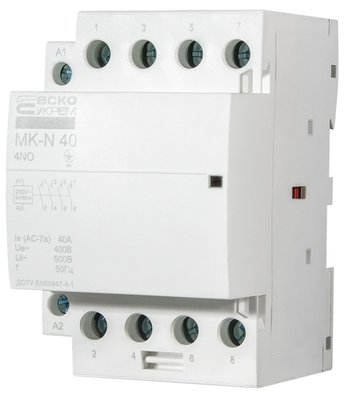 Модульний контактор MK-N 4P 40A 4NO A0040030033 фото
