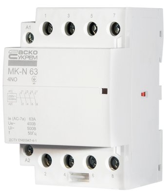Модульний контактор MK-N 4P 63A 4NO A0040030034 фото