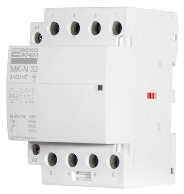 Модульный контактор MK-N 4P 32A 2NO+2NC A0040030035 фото