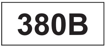 Знак "380В" 17х10 (на аркуші 693 шт) SES03021 фото