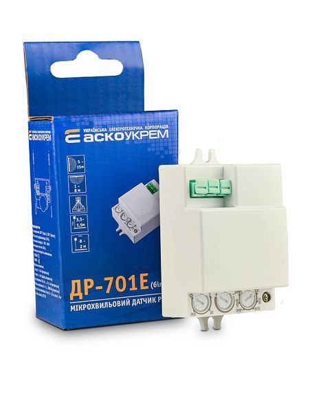 ДР-701E белый Микроволновый датчик движения A0220010022 фото