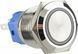 TYJ 19-271 Кнопка металлическая плоская с подсветкой, 1NO+1NC, красная 220V A0140010112 фото 1