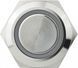 TYJ 19-271 Кнопка металлическая плоская с подсветкой, 1NO+1NC, красная 220V A0140010112 фото 2