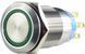 TYJ 19-272 Кнопка металева пласка з підсвічуванням, 2NO+2NC, зелена 220V A0140010116 фото 6