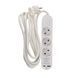 Удлинитель бытовой 3 гн. 3 м с з/к, USB + Type C, белый серии Ornat ECO019001002 фото 3