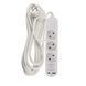 Удлинитель бытовой 3 гн. 5 м с з/к, USB + Type C, белый серии Ornat ECO019001003 фото 4