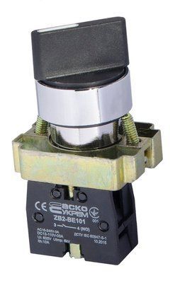 XB2-BD41 Кнопка поворотная 2-поз. с самовозвратом. Стандартная ручка A0140010076 фото